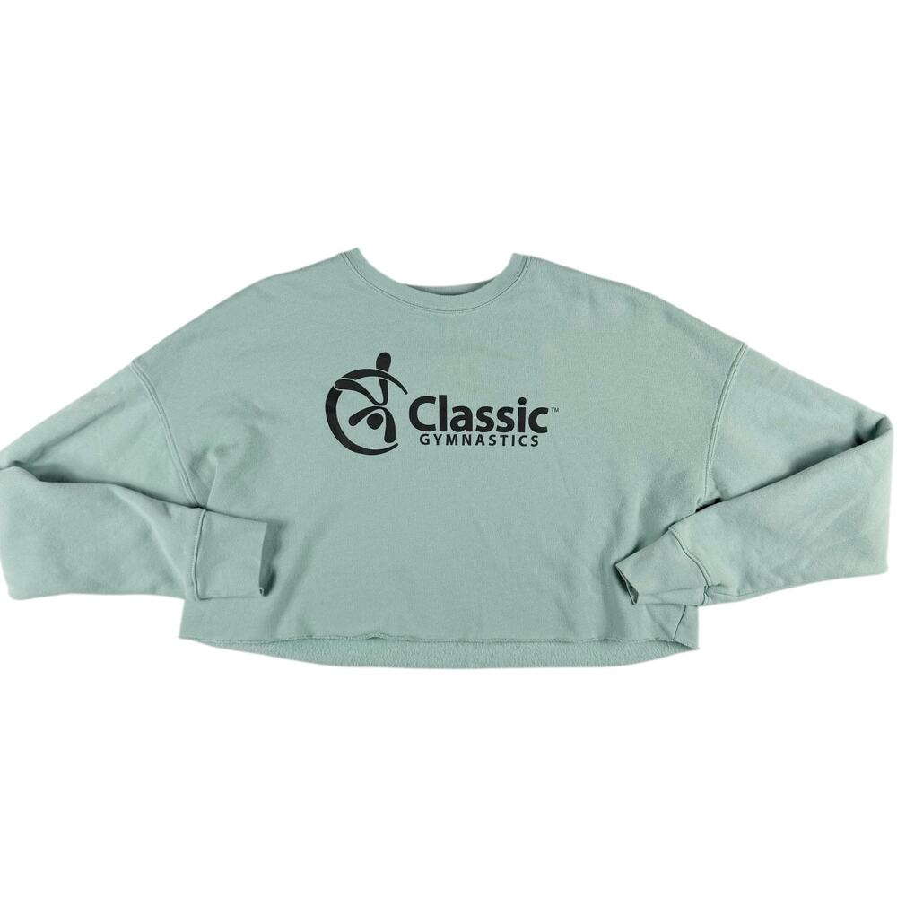 Classic Gymnastics Cropped Sweatshirt Size Medium